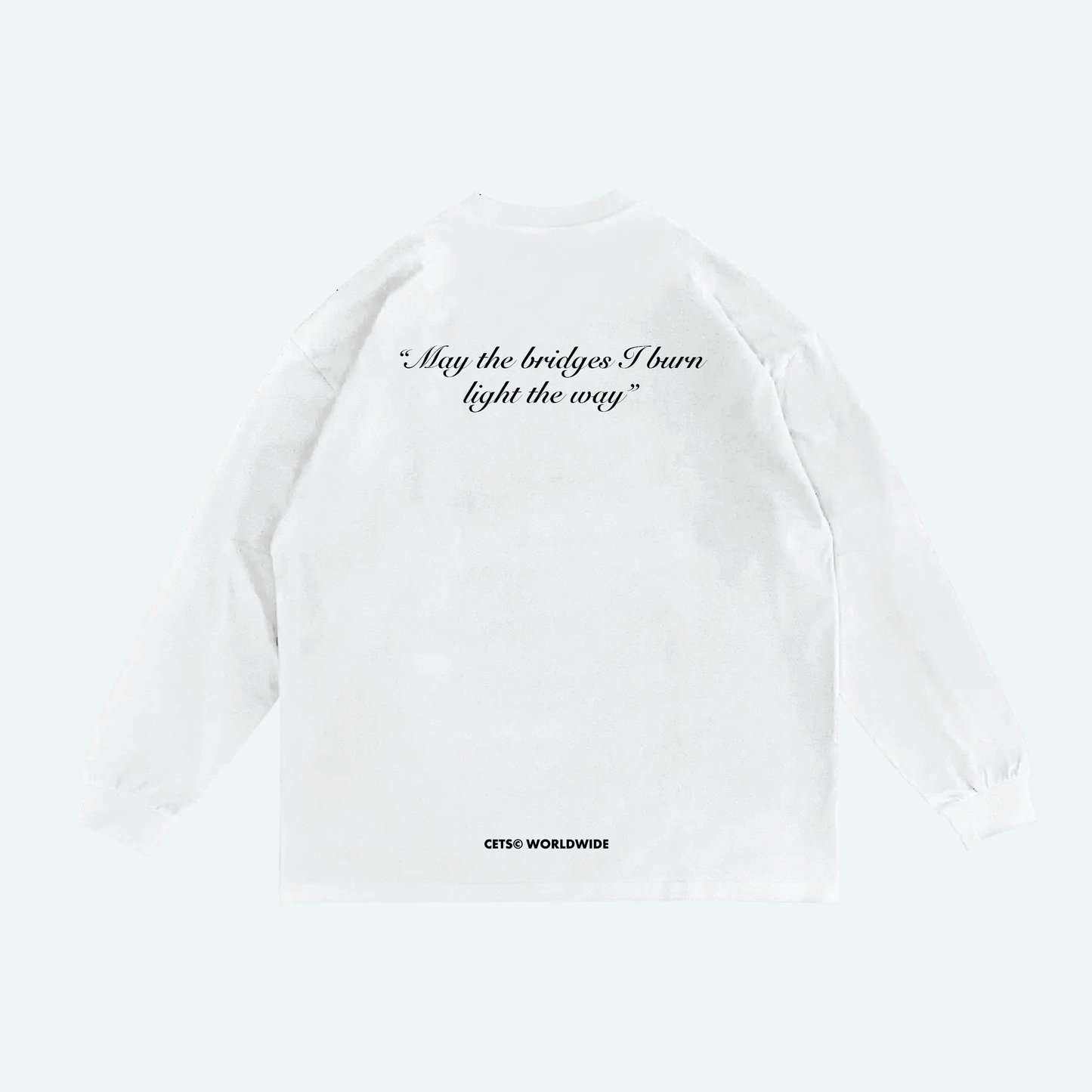 CETS Burnt Bridges Long Sleeve Tee - White