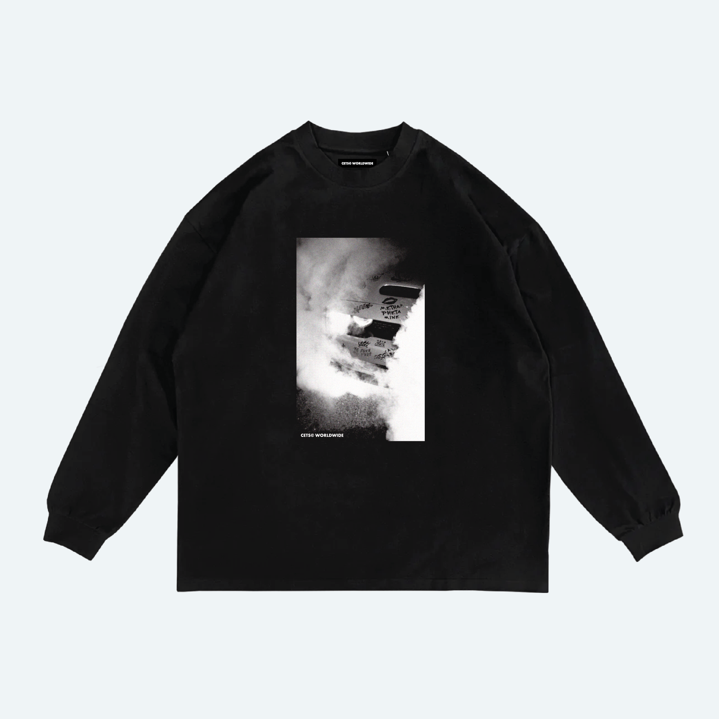 CETS Burnt Bridges Long Sleeve Tee - Black