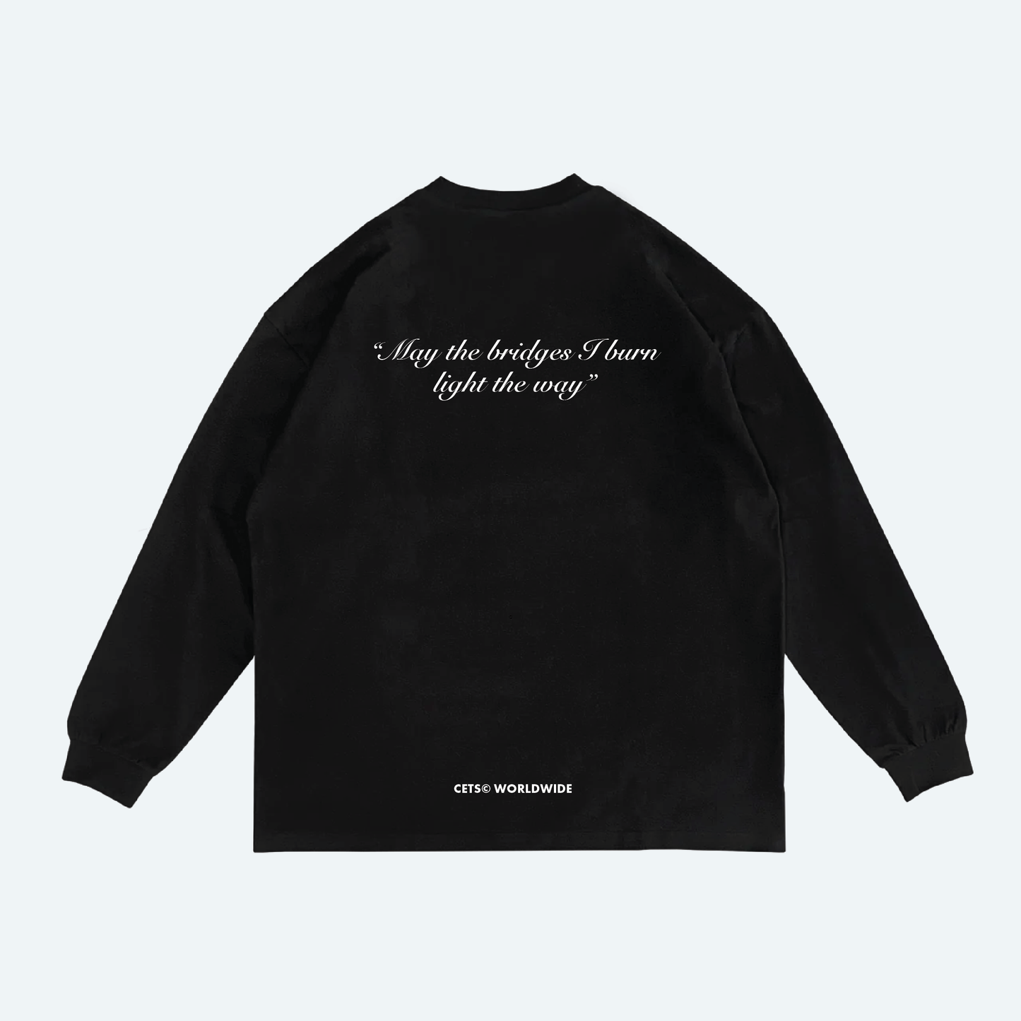 CETS Burnt Bridges Long Sleeve Tee - Black