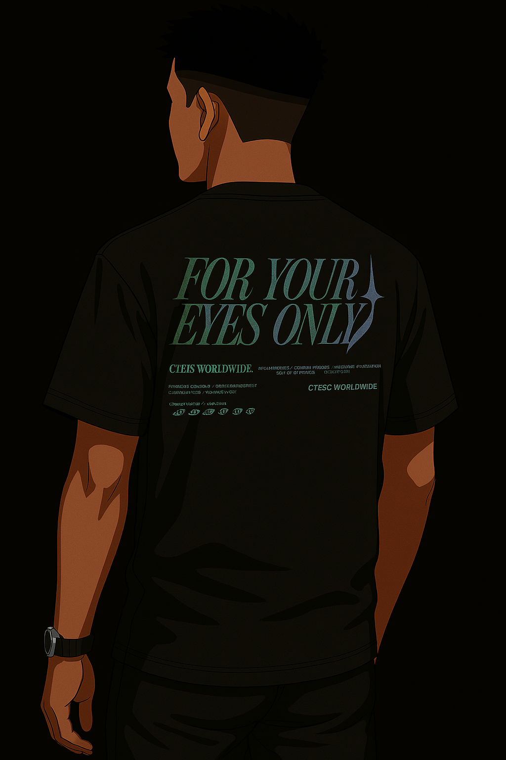 CETS Your Eyes Only Tee - Black