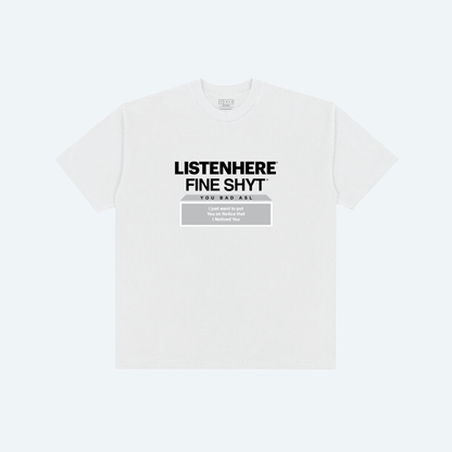 Listen Tee