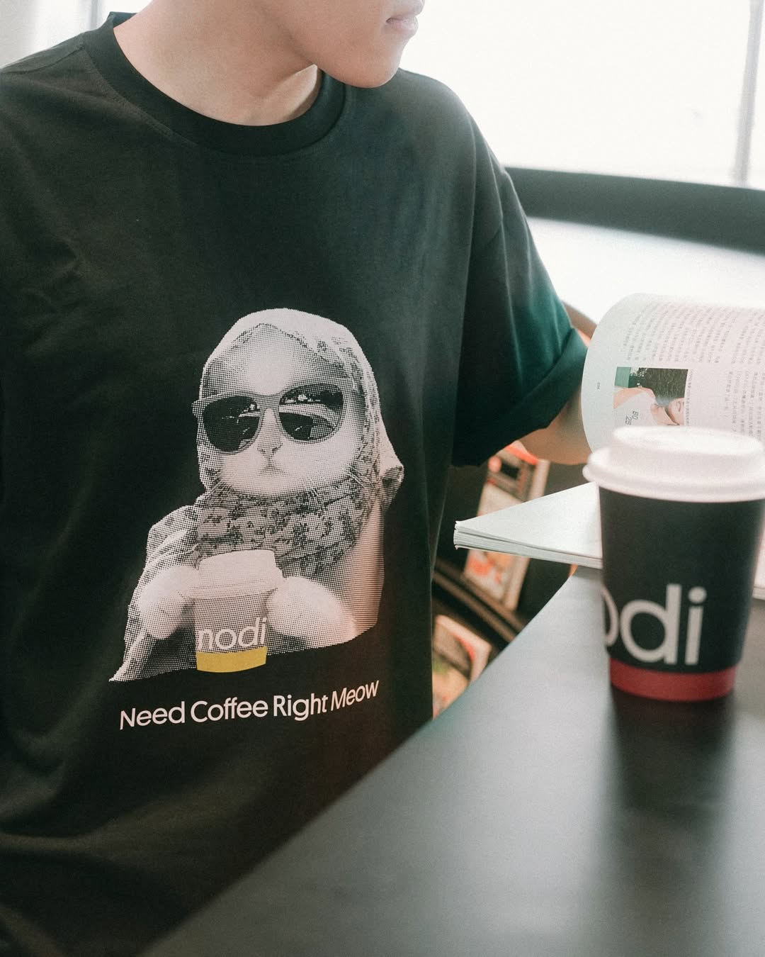 Right Meow Tee — NODI Coffee | Q Studio